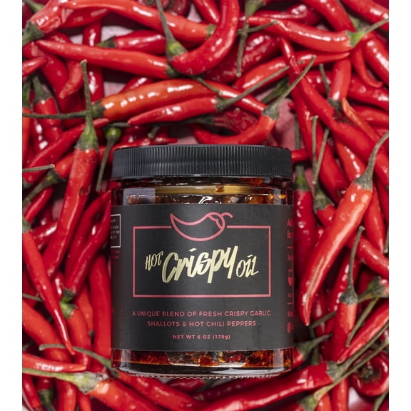 Hot Crispy Oil Original Glass Jar 6oz