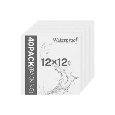 LooYee 40 Pack 12" X 12" Mat Board，Cuttable White Thick Backing Board, Suitable For DIY Photo,Frameless,Graffiti Drawing Board，Art Mats, Printed Materials, Images