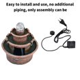 thumbnail image 4 of Tabletop Fountain LED Feng Shui Desktop Fountain Tabletop Ornaments Water Landscaping Decor, 4 of 5