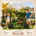 thumbnail image 6 of iYofe 36V Electric Ride on Car, 500W Electric Car for Kids with EVA Wheel, Max Speed 9 mph, Spring Suspension, Adjustable Seat, Bluetooth, Powered Ride on Toys for Big Kids Boys Girls, Green, 6 of 10