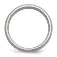 thumbnail image 2 of Chisel Titanium Brushed with Sterling Silver Inlay 8mm Band, 2 of 7