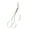 D, variant on M Light Pink Titanium Eyebrow Scissors With Comb