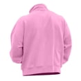 thumbnail image 6 of Dqueduo Men's Fashion Sweatshirt, Solid Long Sleeve Turndown Collar Casual Zipper Top Sweatshirt, Regular Length Men's Sweatshirt, 6 of 6