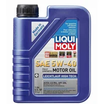 1 Quart Engine Oil LIQUI MOLY Leichtlauf High Tech 5W-40 Full Synthetic