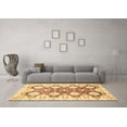 thumbnail image 3 of Ahgly Company Indoor Square Oriental Brown Traditional Area Rugs, 3' Square, 3 of 4