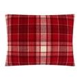thumbnail image 3 of Dearfoams Super Soft 3-Piece Red Plaid 100% Polyester Fill Comforter Set, Full/Queen, 3 of 5