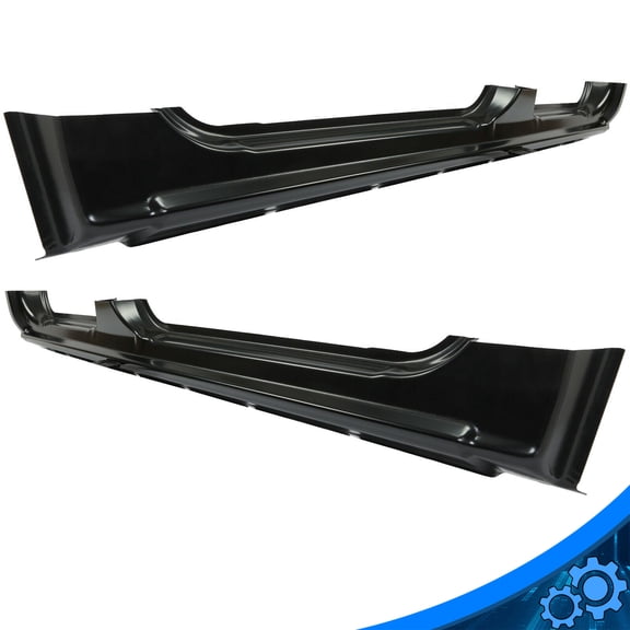 Pair Rocker Panels For 1999-2007 Chevy Silverado GMC Sierra Crew Cab 4 Door