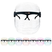 GLO24K 7 Color LED Light Therapy Face Mask, Anti-Aging Skin Rejuvenation Device for Wrinkles, Acne, Firming & Brightening, Facial Treatment Mask for Youthful Radiant Skin
