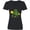 AB-Black, variant on Inktastic St. Patrick's Day Plaid Green and Yellow Shamrocks Women's V-Neck T-Shirt
