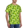 thumbnail image 2 of Vsdgher St Patrick's Day7 Print Men's Dry Fit Mesh Athletic Shirts Moisture Wicking Tennis T-Shirt Tops, 2 of 9