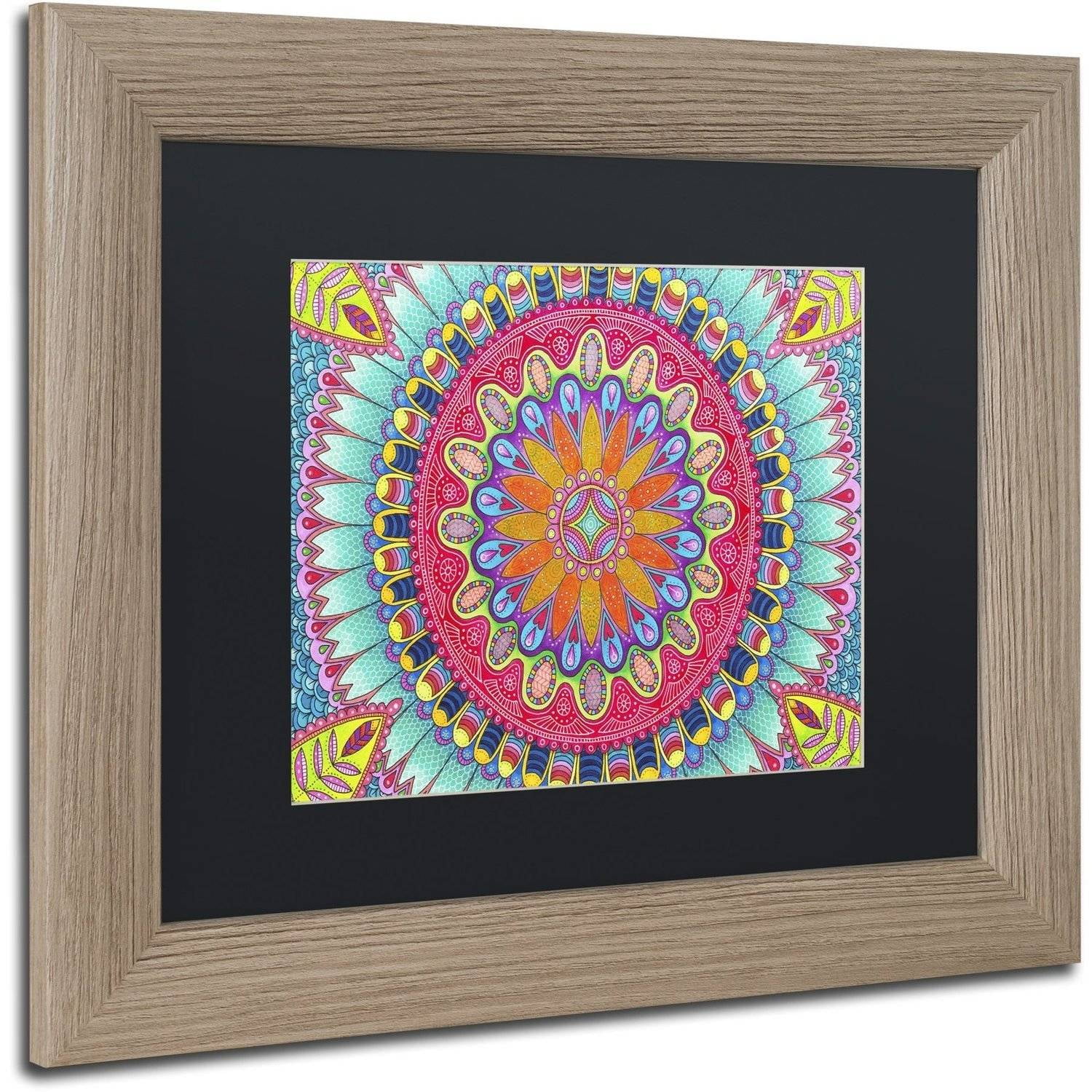 Trademark Fine Art "Summer Fun" Canvas Art by Hello Angel, Black Matte, Birch Frame