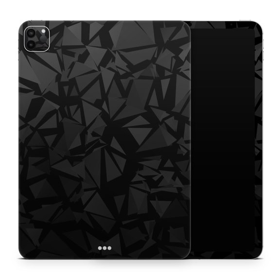 DesignSkinz Shattered Black Polygon Full-Body Skin Decal Wrap Cover for iPad (A1219/A1337)