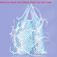 thumbnail image 4 of Bolso de compras para mujer, resistente, para llevar al hombro, lavable, plegable, reutilizable, grande, ecológico, 4 of 6