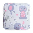 thumbnail image 2 of A Cute Large Capacity Sanitary Napkin Storage Bags Cartoon Physiological Period Tampon Organiser Bag Mini, 2 of 4
