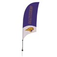 thumbnail image 1 of Showdown Displays 810028NIA-003 7.5 ft. Northern Iowa Panthers Razor Feather NCAA Flag with Spike Base - No.003, 1 of 1