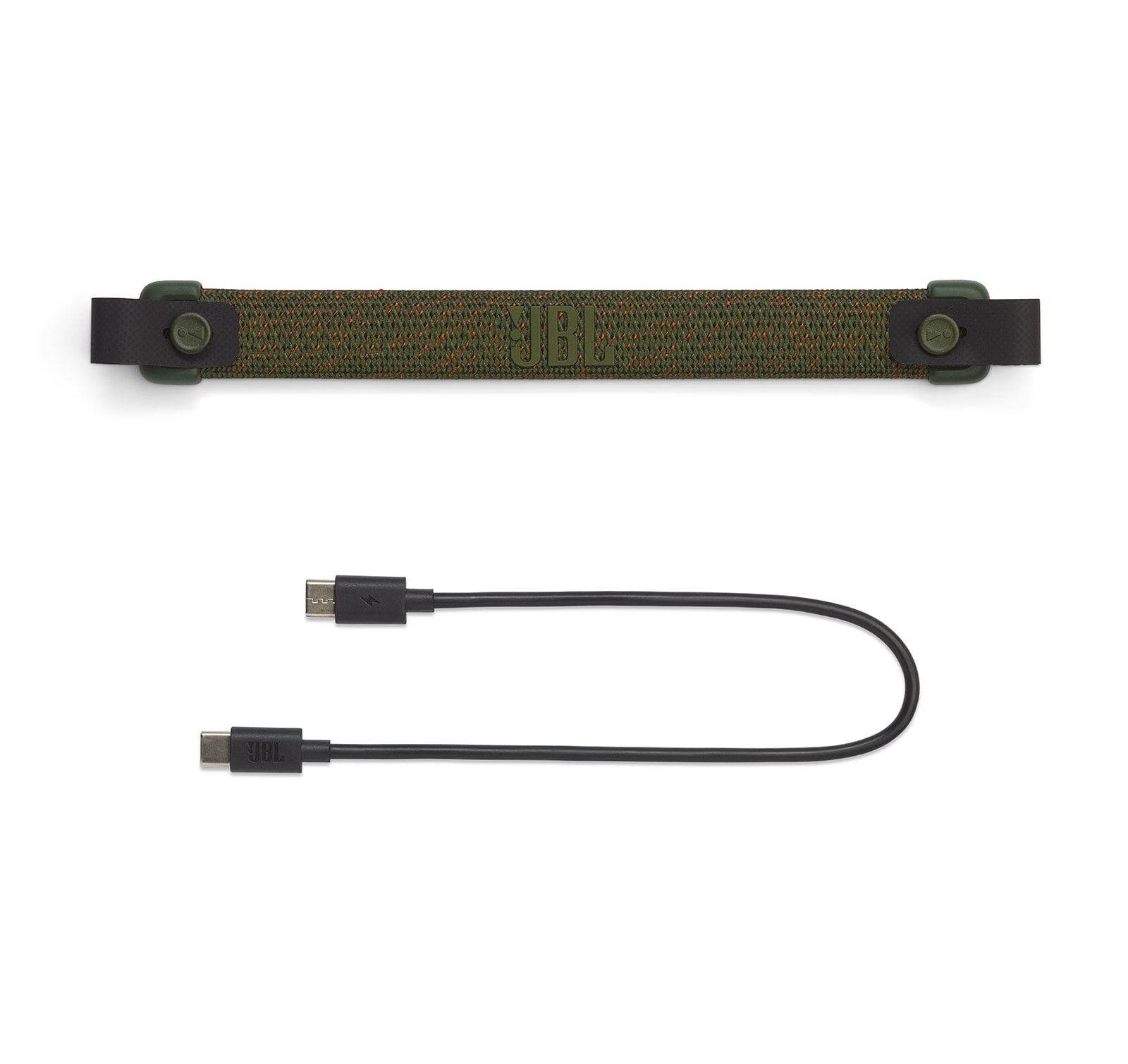 JBL Charge 6 Portable Bluetooth Speaker & 6ft USB-C Braided Cable Bundle - Squad