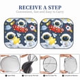 thumbnail image 5 of KLL Astronaut And Space Windshield Sun Shade 2-Piece Foldable Car Front Window Sunshade for Most Sedans SUV Truck- Medium, 5 of 5