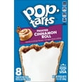 thumbnail image 2 of Pop-Tarts Toaster Pastries, Breakfast Foods, Kids Snacks, Frosted Cinnamon Roll, 13.5oz Box (8 Pop-Tarts)( Pack of 2 ), 2 of 5