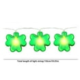 thumbnail image 3 of Vadktai St Patricks Day Decorations Shamrocks String Lights 59 Inches 10 LEDs Green Lights for Fireplace Bedroom Party Outdoor Tree Feast of Saint St. Patrick's Day Decoration, 3 of 6