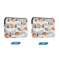 thumbnail image 7 of FORMRS 13-13.3 inch Laptop Sleeve Case Soft Carrying Quilted Computer Bag Cover, Orange Snow Houses, 7 of 7