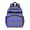 Blue and Black, variant on Blue and Black Checkered Pattern Backpack for School, Cute School Bag with Adjustable Shoulder Straps and Padded Back, 15.25"x11.5"x5.25"