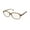 blonde, variant on NEW VERA WANG LUXE EDEN WOMENS/LADIES OVERSIZED FULL-RIM BLONDE FRAME DEMO LENSES 54-15-140 EYEGLASSES/GLASSES