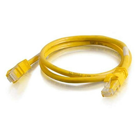 C2G/Cables to Go 27872 Cat6 Snagless Unshielded (UTP) Network Crossover Patch Cable, Yellow (7 Feet/2.13 Meters), Easily transfer files and data between two computers.., By C2G/ Cables To (Best Way To Transfer Data Between Two Computers)