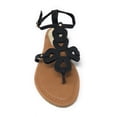 thumbnail image 4 of Victoria K Women's Gladiator Multi Loops Crossover Sandals, 4 of 5