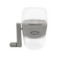 thumbnail image 2 of Zzbeans Manual Nut Grinder, Heavy Duty Garlic and Walnut Chopper, Hand Crank Food Processor for Nuts Seeds Ginger, Kitchen Gadget for Baking Smoothies Salad Toppings, Gray, 2 of 7