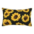 thumbnail image 3 of Salouo Sunflower 6 Print Print Pillow Case Cover,Wrinkle-Free Bed Pillow Cover Pack of 1 Home Decor Fade-Resistant and Stain-Resistant ,Pillows Not Included -16"x24", 3 of 8
