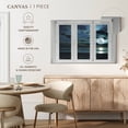 thumbnail image 5 of Elephant Stock Window To Moonlit Beach Wall Art - Nature Canvas Canvas - 24" x 16", 5 of 8