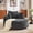 Black, variant on Round Accent Chair, 360 Swivel Chenille Barrel Chair, Fluffy Modern Sleeper for Living Room, Bedroom, Reading Room and Lounge