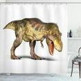 thumbnail image 1 of Ambesonne Dinosaur Shower Curtain, Prehistoric Animal, 69"Wx75"L, Pale Yellow Army Green, 1 of 3