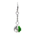 thumbnail image 2 of 1 llavero de trébol de la suerte con forma de trébol de cuatro hojas, colgante de bola de cristal, para el Día de San Patricio, regalo de Pascua, bolsa de regalo, regalo de cumpleaños, fiesta, colgant, 2 of 7