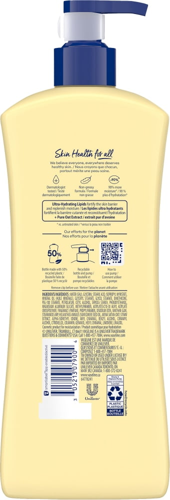 Pack of 2 Vaseline Intensive Care Nourishing Moisture Body Lotion, 20.3 fl oz (Package May Vary)