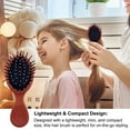 thumbnail image 6 of Soumake Mini Portable Hair Brush – Soft Bristles, Scalp Massage, Anti-Static & Detangling Air Cushion Comb, Ideal for Travel & Gifts, 6 of 8