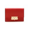 Michael Kors Ladies Red Cece Small Leather Card Case
