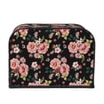 thumbnail image 2 of Lsque Rose Flowers Print 4 Slice Toaster Cover , Kitchen Appliance Dustproof Protector , Toaster Protector Dustproof Kitchen Appliance Cover, 2 of 7