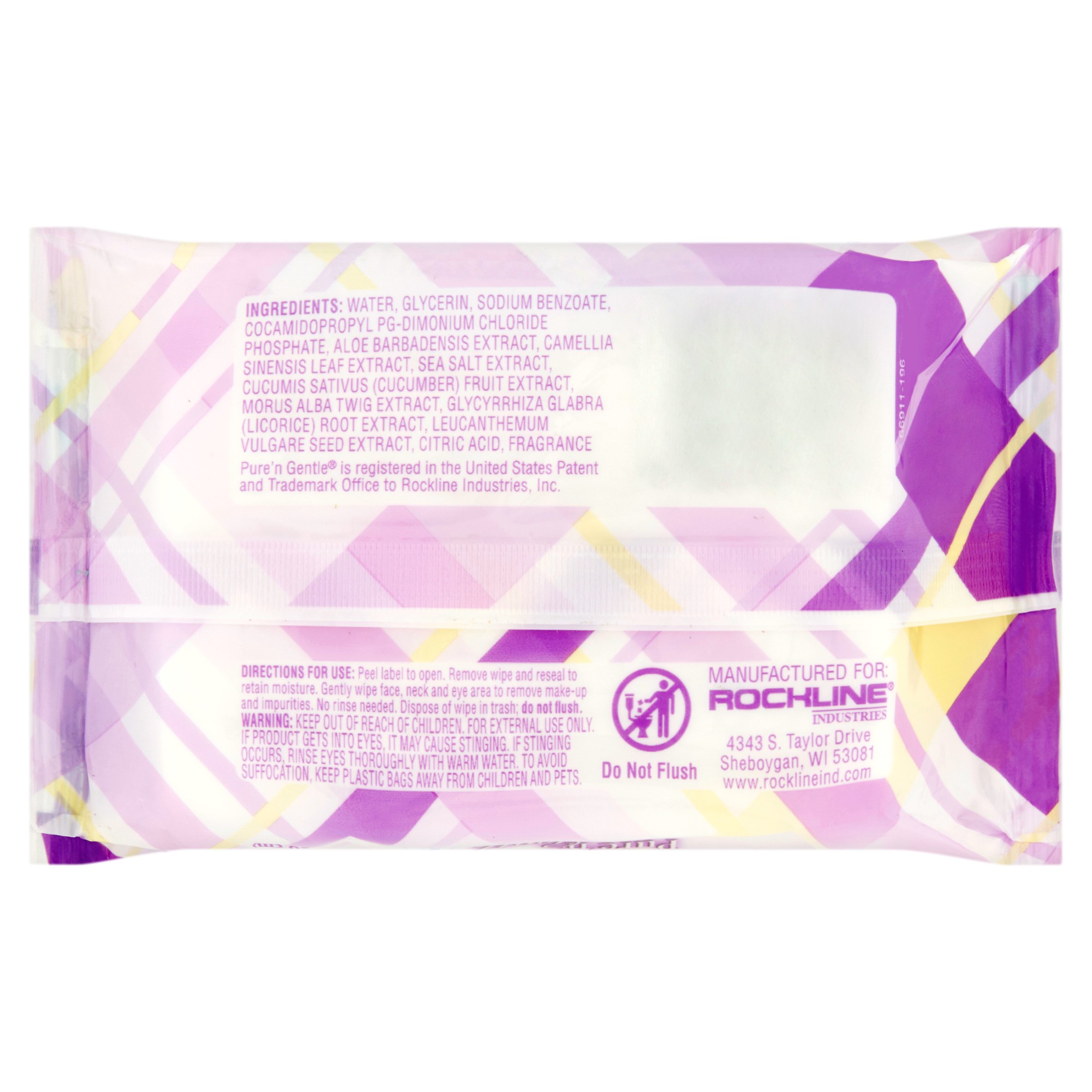 Pure'n Gentle Make-up Remover Wipes, 30 Count - image 4 of 4