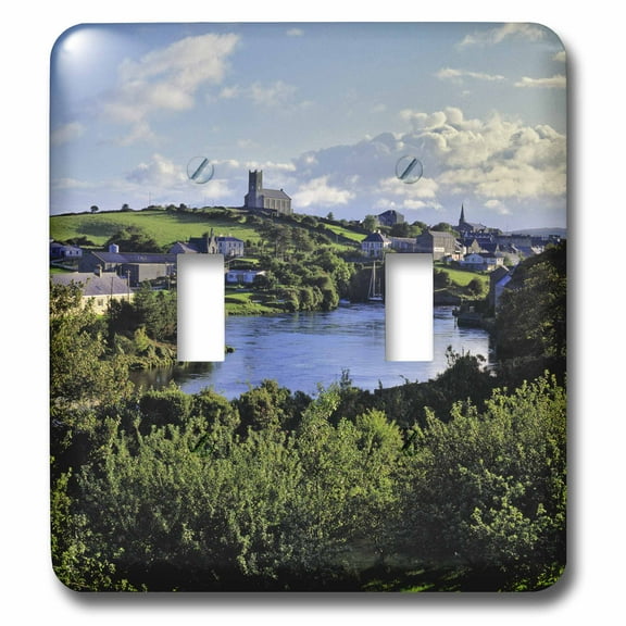 3dRose, Ireland, Co. Donegal, Ballyshannon, River Erne - EU15 RER0030 - Ric Ergenbright, double toggle switch