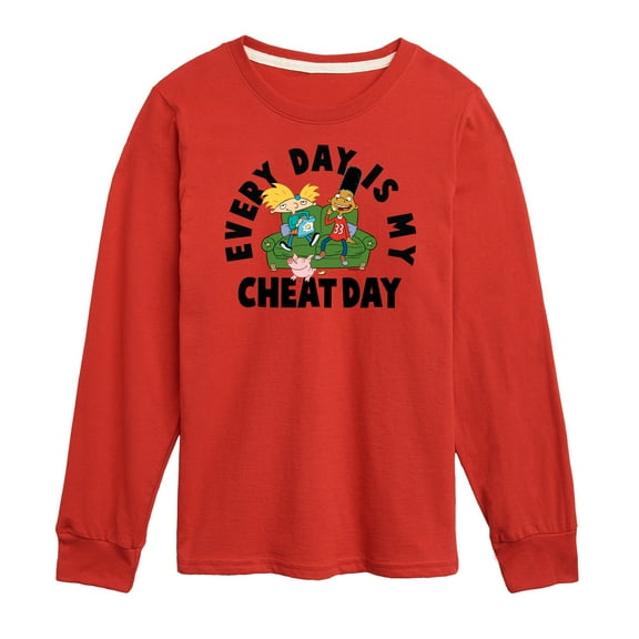 Hey Arnold! - Cheat Day - Toddler And Youth Long Sleeve Graphic T-Shirt