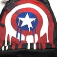 thumbnail image 4 of Marvel Captain America Drip Shield Laptop Backpack Black Book Bag, 4 of 6