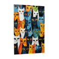 thumbnail image 2 of 1000 PCS 1000 Piece Vibrant Jigsaw Puzzle A Bunch Of Wonderful Cats,Wonderful Imagination,Ideal For Relaxation And Family Fun,Stunningly Vibrant Colors,Unique Animal Wooden Puzzle For Adults, 2 of 6