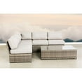 thumbnail image 2 of Living Source International 6-Piece Outdoor Conversation Set w/ Cushion in Gray, 2 of 2