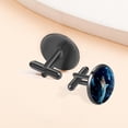 thumbnail image 6 of Shark Elegant Dress Silver Jewelry Mens Cufflink Set Made of Stainless Steel for Formal Attire - Ideal for Business Meetings and Special Occasions, 6 of 6
