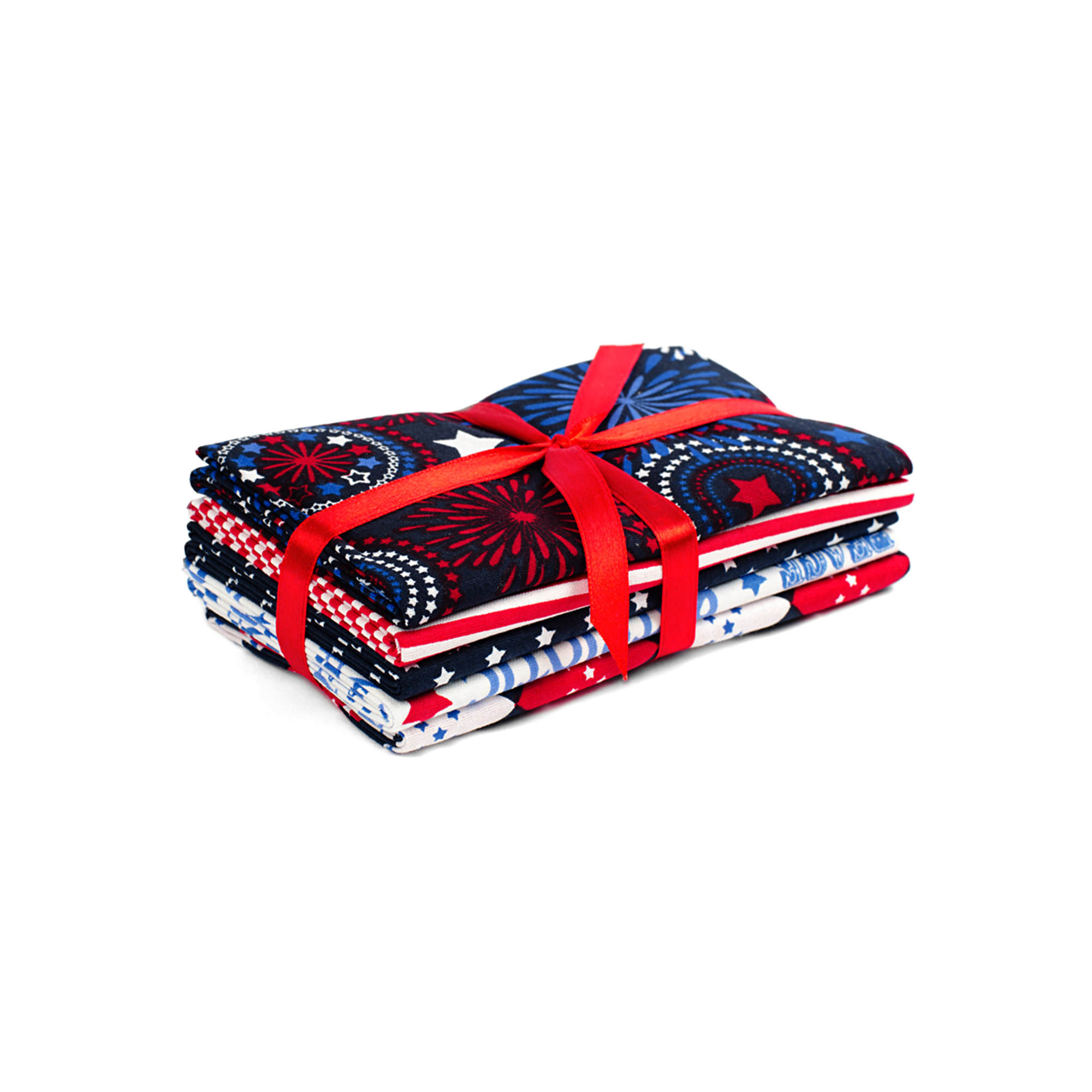 Fabric Editions Cotton Fabric, 5pc Fat Quarter Bundles AMERICAN 1