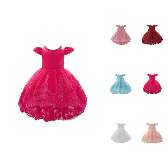 Dresses for Teen Girls Girls Princess Dress Children's Mesh Dress Dress Stylish Little Girl Princess Dress