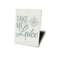 thumbnail image 4 of Lake Compass Novelty Decor, Metal Wall Sign - 10x14 Inches, 4 of 4
