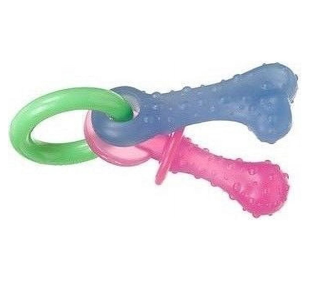 Nylabone Puppy Teething Bacon Flavored Chew Toy for Dental Health