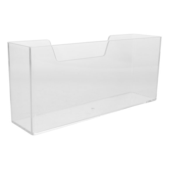 Servilletero de acrílico transparente para mesa - Bandeja para toallas de invitados - Dispensador de pañuelos vertical impermeable para cocina, comedor, bar, oficina o restaurante
